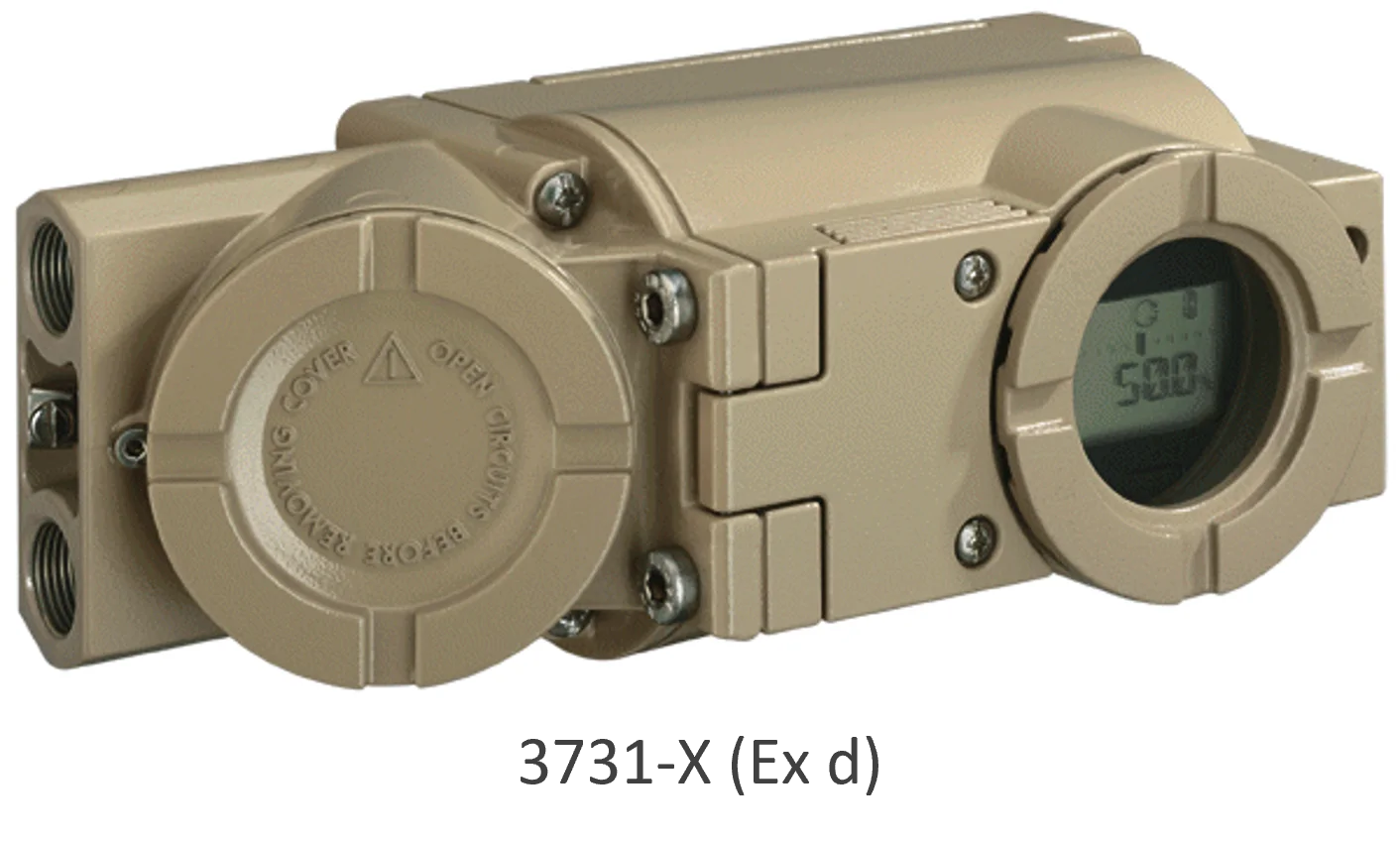 Imagem de um posicionador industrial da SAMSON, modelo 3731.