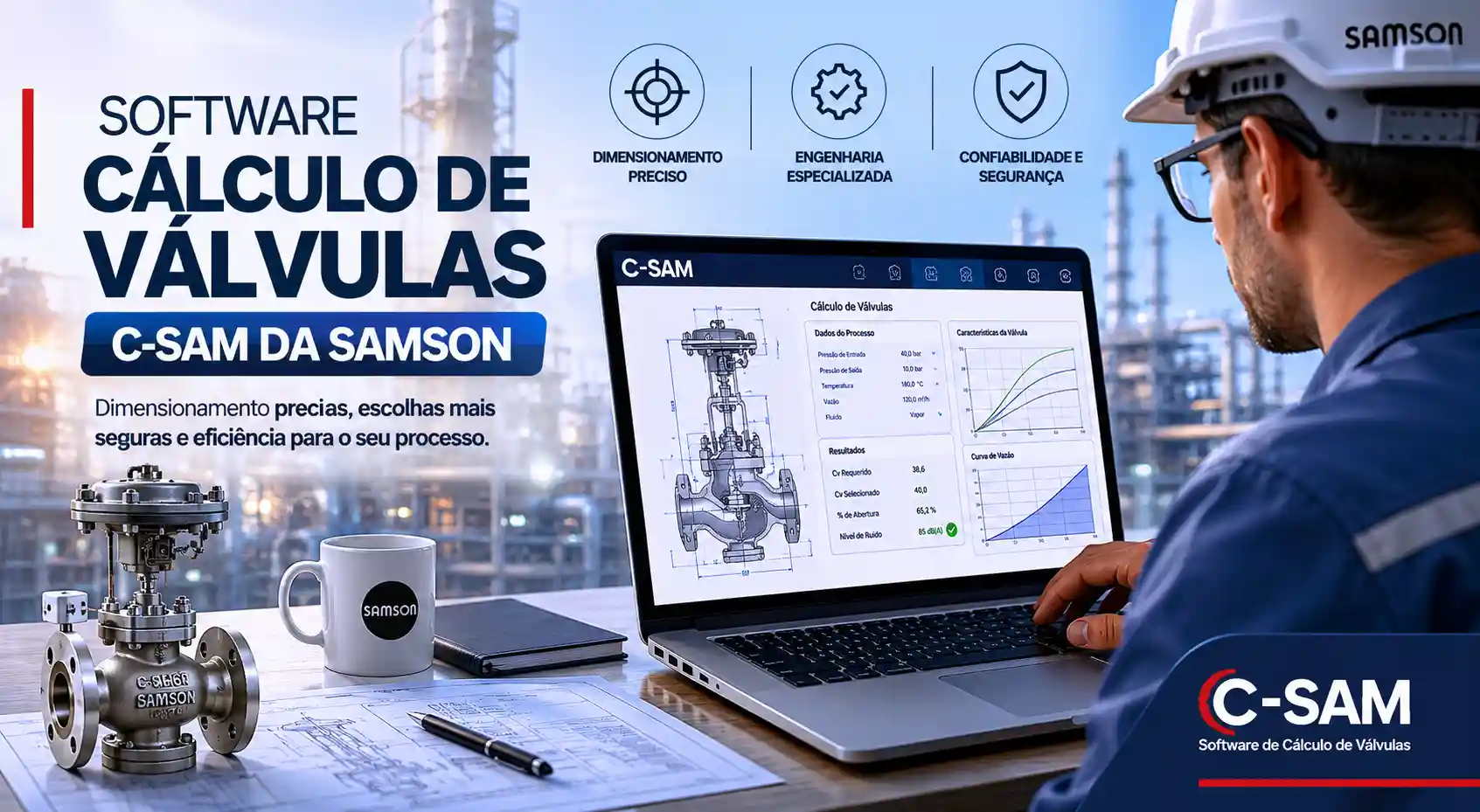 Software Cálculo de Válvulas C-SAM